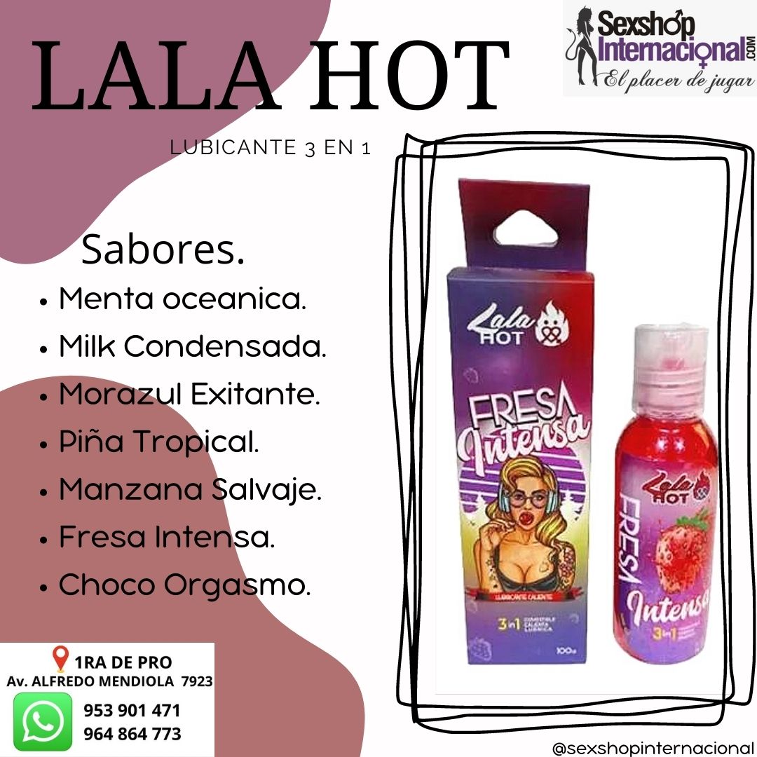 LALHOT GEL 3 EN 1 CALIENTE EXITANTE Y COMESTIBLE LLEVALO A UN VAJO PRECIO